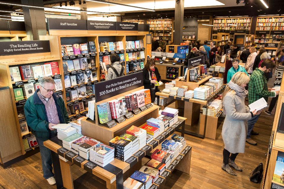 亚马逊实体书店目的不是卖书而是数据 商务印书馆